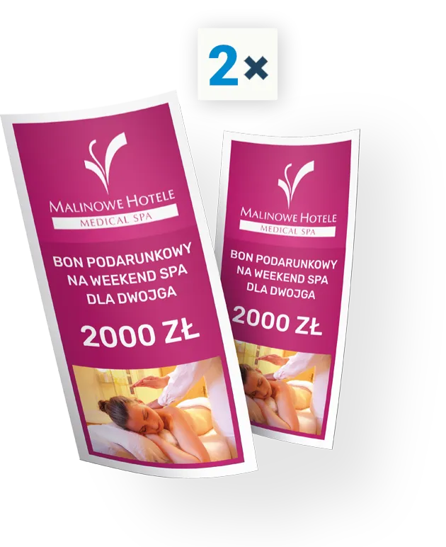 Bon podarunkowy Malinowe Hotele